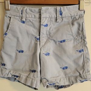 Grey Shorts with Sunglass embroidery, 2T